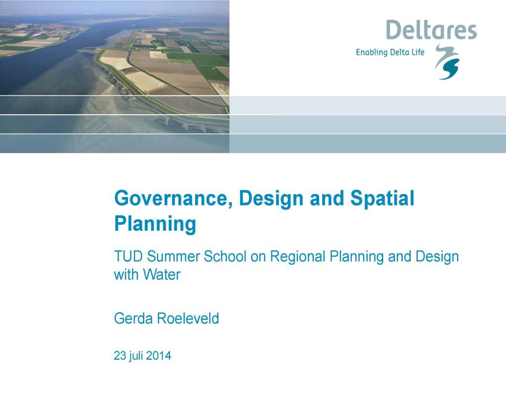 Click on the image to download Gerda Roeleveld's presentation.